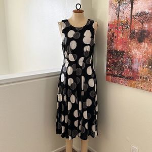 Eva Franco Samantha Midi Dress Orbit Anthropologie Size 8